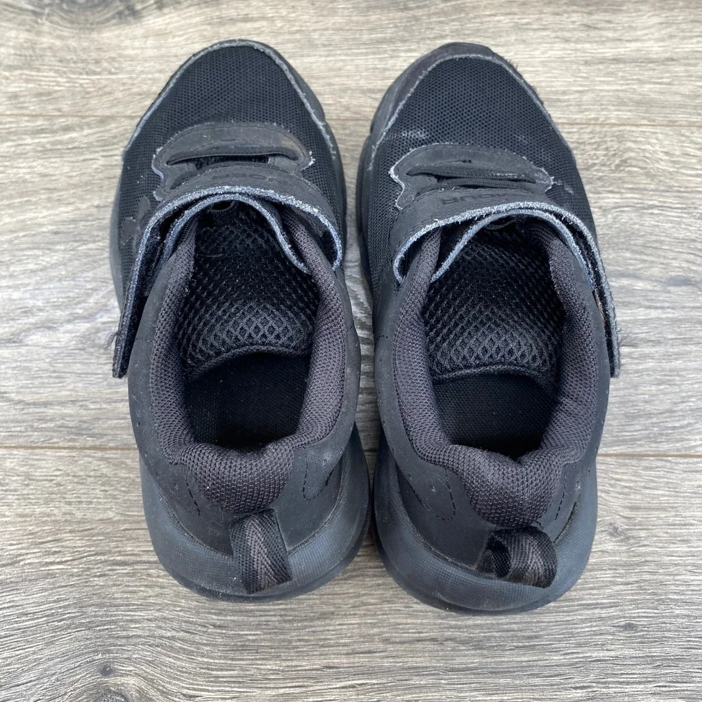 Under Armour Charged Pursuit 3 Sneakers Kids 13.5K Black Mesh Athletic Shoes